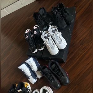 Jordan 11, 13, True Flight, 6 ring